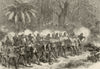The Third Anglo-Ashanti War: The 42nd Highlanders in the front. Ghana 1874