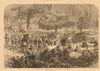 The Third Anglo-Ashanti War: Headquarters at the Battle of Amoaful. Ghana 1874