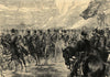 The Emperor of Russia at Woolwich. London. Militaria 1874 old antique print