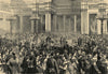 State ball at Buckingham Palace in honour of the Emperor of Russia 1874 print