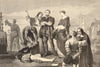 Execution of Spanish patriots in the Reign of the Emperor Charles V 1874 print