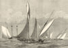 Kriemhilda collision Shark Cowes Regatta Prince of Wales. Isle of Wight 1874