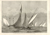 Kriemhilda collision Shark Cowes Regatta Prince of Wales. Isle of Wight 1874