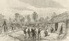 Third Anglo-Ashanti War: The camp of Mansu, on the Road To the Pra. Ghana 1874