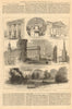 Birmingham. Post Office Sturge Art Union Town Hall Bull Ring Packington 1874