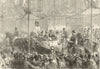 Prince & Princess of Wales passing up Bull Street, Birmingham 1874 old print