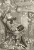 A Christmas Dream, by Kate Greenaway. Children. Fantasy 1874 old antique print