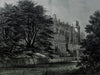 Warwick Castle. Warwickshire 1874 old antique vintage print picture