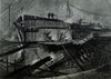 The Arctic Expedition: Preparing the Alert in Portsmouth dockyard. Ships 1875