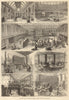Wine. Gilbey London Pantheon bonded warehouse Round House Chalk Farm Cork 1875