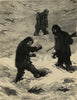 Arctic Expedition: Pandora sketches: climbing to the cairn. Explorers 1875