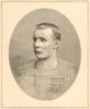 Captain Matthew Webb, the swimmer across the Channel. England 1875 old print