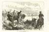 Throwing bulls at Seville. Prince of Wales (later King Edward VII). Spain 1876