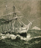 North Pole Expedition: H. M. S. Alert homeward bound. Arctic. Ships 1876 print
