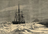 The North Pole expedition: the Alert trapped by ice, Cape Beechey. Arctic 1876
