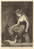 Cinderella - by H. Le Jeune, A. R. A. Children. Fine arts 1876 old print