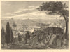 Constantinople (Istanbul) Conference. Turkish Admiralty buildings. Turkey 1877