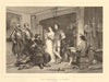 The armourer's daughter. Portraits. Family 1877 old antique print picture
