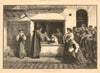 The Physician, by H Wallis. In the Royal Academy. Medicine doctor 1877 print
