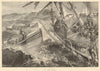 To the rescue. Ships. Lifeboats. Disasters 1877 old antique print picture