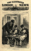 Prince of Wales (Edward VII)'s sons splicing rope. Albert Victor. George V 1878