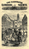 The Austrian provinces of Dalmatia: street scene in Dubrovnik. Croatia 1878
