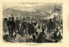 The Austrians in Bosnia: bringing in insurgent prisoners. Herzegovina 1878