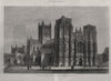 The Royal Archaeological Institute at Wells: Wells Cathedral. Somerset 1879