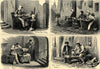 Flemish Trades. Mechelen Bruges Ghent lace maker coppersmith cobbler 1879