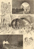 St Gotthard Tunnel. Göschenen mouth. Airolo. Workmen. Neccaraviglia Chisso 1880