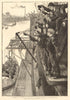 Presentation of a life-boat by Thames Nautical College cadets. Worcester 1880