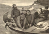 The Whitsuntide Holidays: Life on the ocean wave. Sailing 1880 old print