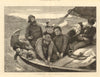 The Whitsuntide Holidays: Life on the ocean wave. Sailing 1880 old print