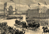 King Leopold opening the Belgian Independence Jubilee, Brussels, Belgium 1880