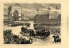 King Leopold opening the Belgian Independence Jubilee, Brussels, Belgium 1880