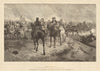 Blenheim: August 13, 1704, by R. C. Woodville. Bavaria. Militaria 1880 print