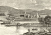 St. Benedict's College & Monastery, Fort Augustus, Caledonian Canal 1880 print