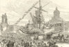 Jubilee Festival Belgian Independence Brussels: Guilds procession. Belgium 1880