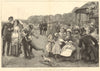 Music & refreshments: The band in Regent's Park on Sunday evenings. London 1880