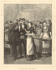 A young ladies school of cookery. Society. Food 1880 old antique print picture