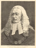 Sir Alexander J. E. Cockburn, Bart. Lord Chief Justice of England 1880 print