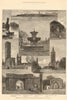 St Andrews. Whyte-Melville Fountain Spindle Rock Blackfriars Regulus Pends 1880