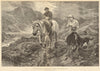 Motherless - Easedale Tarn, Westmoreland, by Basil Bradley. Cumbria. Sheep 1880