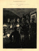 Troops for South Africa: The eve of departure. Music 1881 old antique print