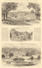 Normanton Park, Rutlandshire: from the south-east & north-west. The lawn 1881