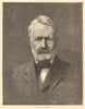 Victor Hugo. France. Authors 1881 old antique vintage print picture