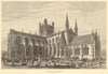 Chester Cathedral. Drawn by S. Read. Cheshire. Churches 1881 old antique print
