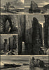 The tourist in Scotland: John O'Groat's 1881 old antique vintage print picture