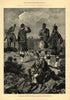 2nd Perthshire Highlanders. Inverness Highlanders officers. Scotland 1881