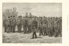 The Royal visit to Edinburgh: Scottish Engineer Volunteers. Scotland 1881